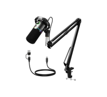 MAONO PD200X USB/XLR Dynamic Microphone+Boom Arm Stand