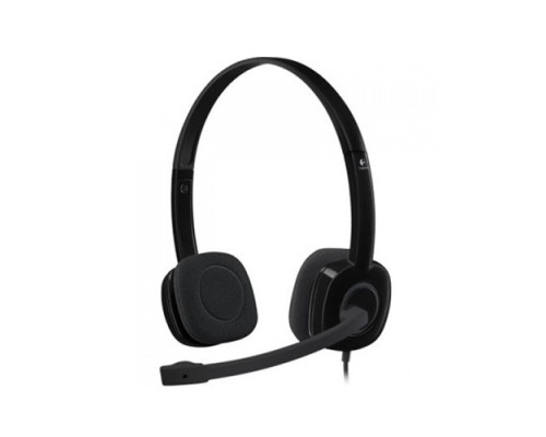 Logitech H151 Stereo Headset with Single 3.5mm Jack Noise-Cancelling Mic