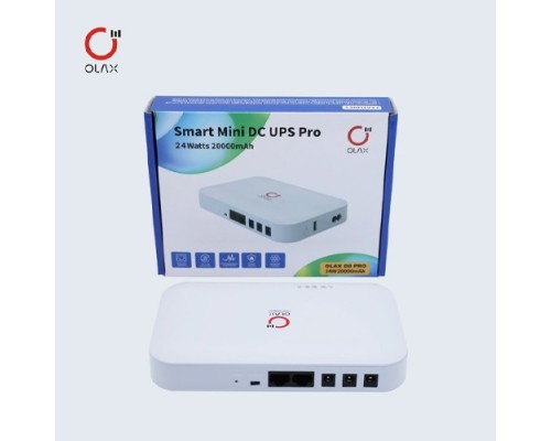 OLAX POE D8 Smart UPS DC 5V 9V 12V AIO 20000mah 24W Portable Router UPS